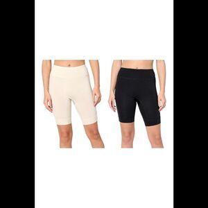 Brandis Women's 2-Pack Dress Out Loud Slip Shorts Blk/Sandy - Regular